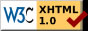 W3C Validation sticker image